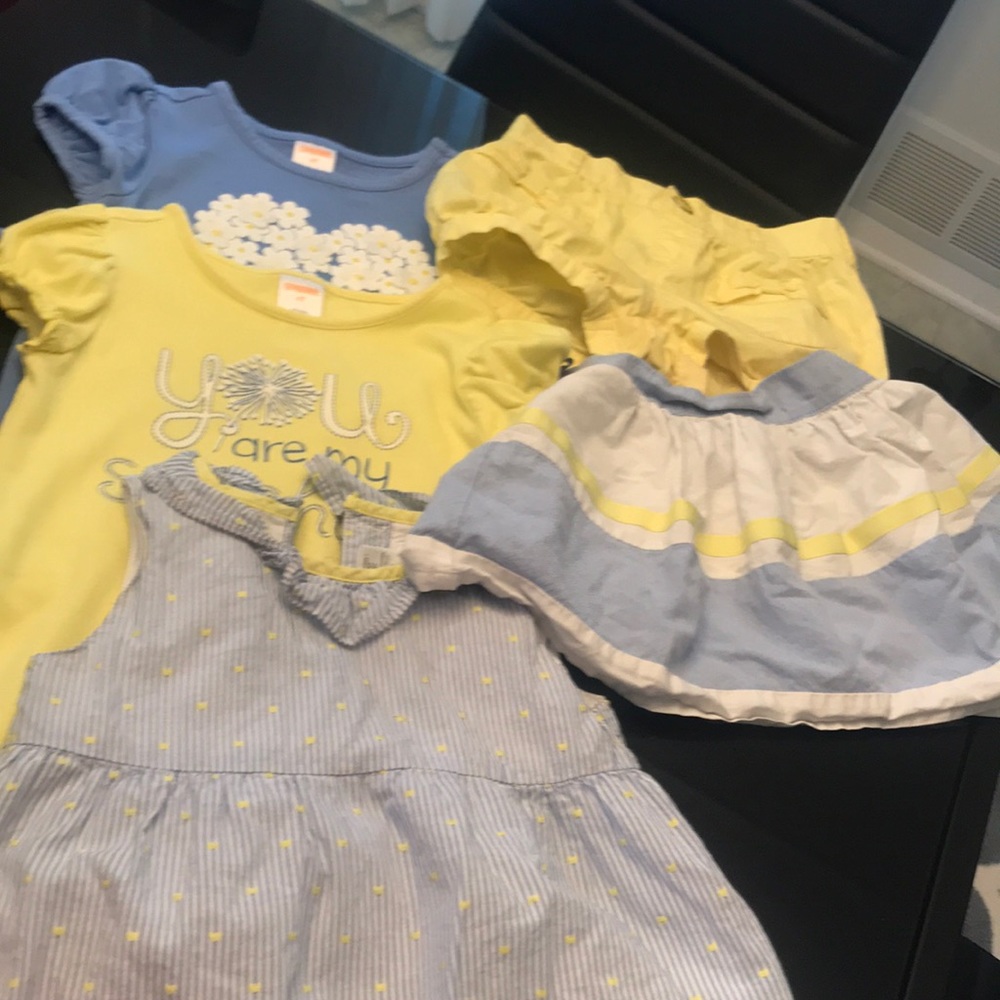 Mix and match 3 shirt 2 bottoms